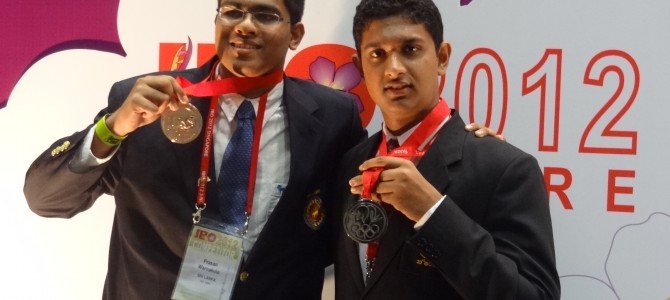 Silver and Bronze medalists at IBO 2012